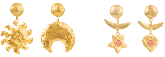 Boucles d'oreilles malachit